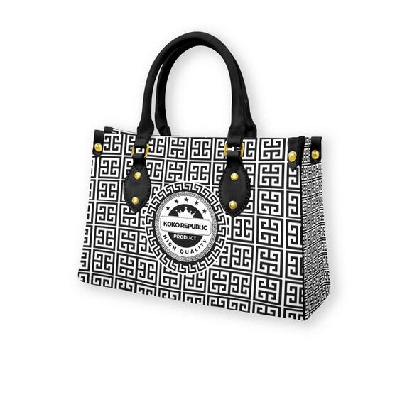 Women's Tote Bag With Black Handle - Picture 3 of 5